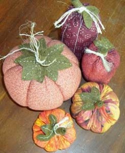 soft sculpted pumpkins
